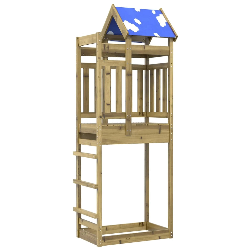Torre da Gioco Marrone Legno Impregnato Solido 3417195