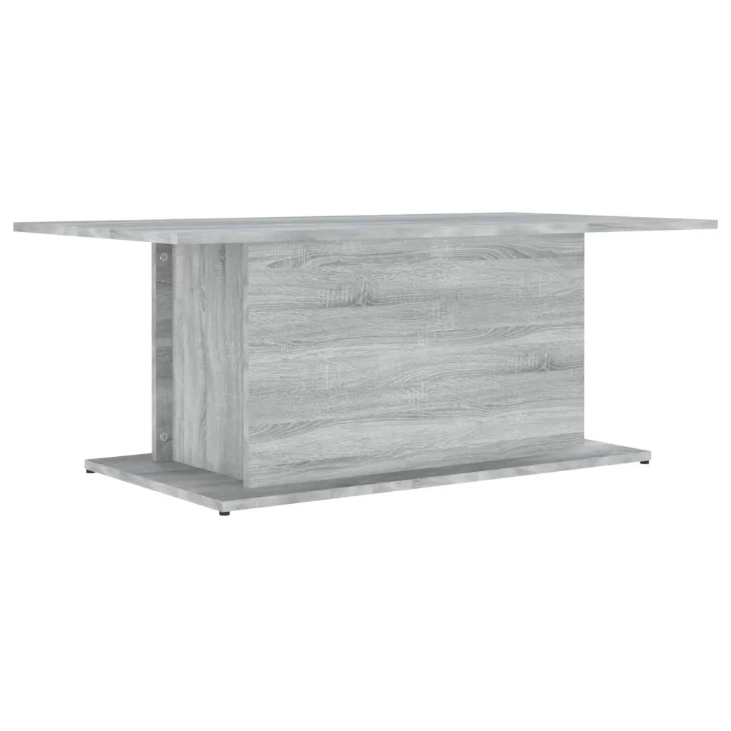 Tavolino da Salotto Grigio Sonoma 102x55,5x40 cm in Truciolato 813093