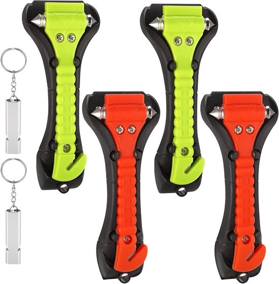 Hammer di Emergenza per Vetro Auto - martello di sicurezza con taglia cintura - set da 4 

Modello: 
Specifica: 
Codice: