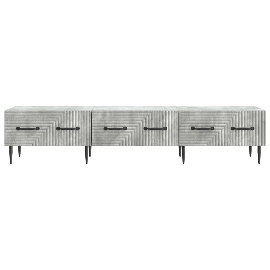 Mobile TV con cassetto Grigio Cemento 147 x 34,5 x 30 cm 894938