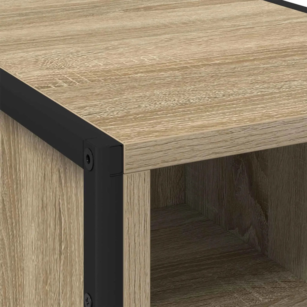 Comodino-Tavolino da notte Sonoma 39.5 x 30 x 50 cm Legno multistrato