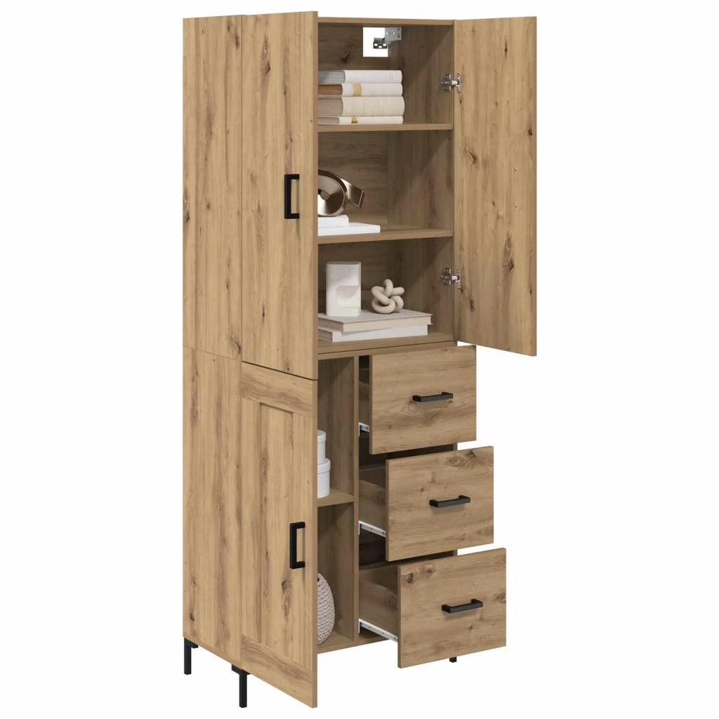 Credenza con cassetto Rovere artigianale 69,5 x 34 x 180 cm 3415911