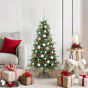 Albero di Natale Artificiale con Rami Pieghevoli Verde 120 cm 3397396