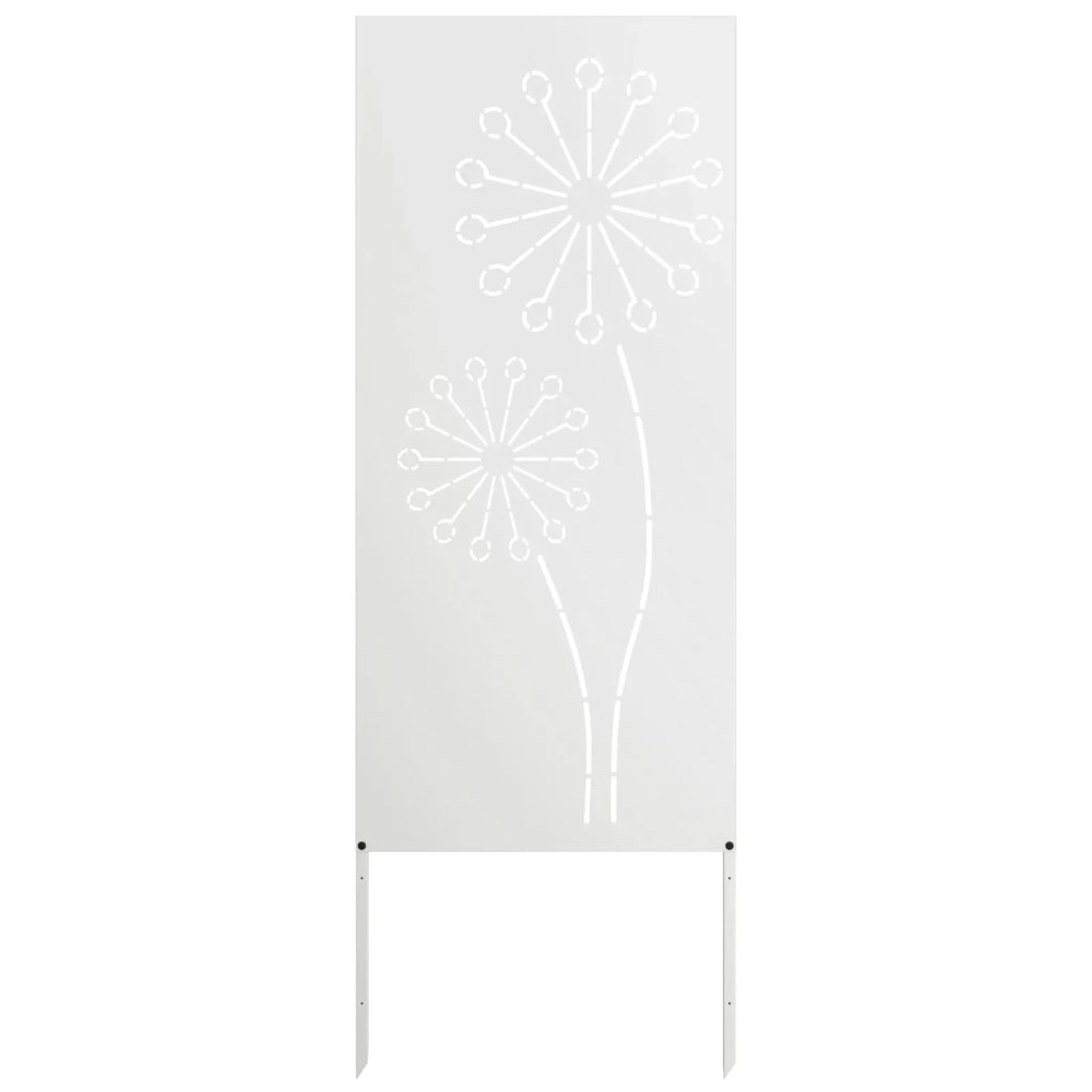 Schermo per privacy in giardino Traforo Bianco 50 x 140 cm 876302