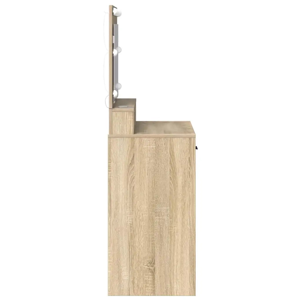 Toeletta | Tavolo da Trucco con cassetto Rovere Sonoma 79 x 41 x 135 cm
