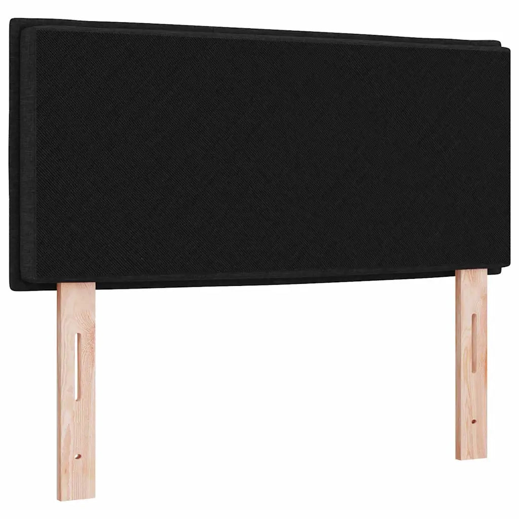 Testiera | Testata LED con strisce LED con Testiera | Testata Nero 90 cm Tessuto