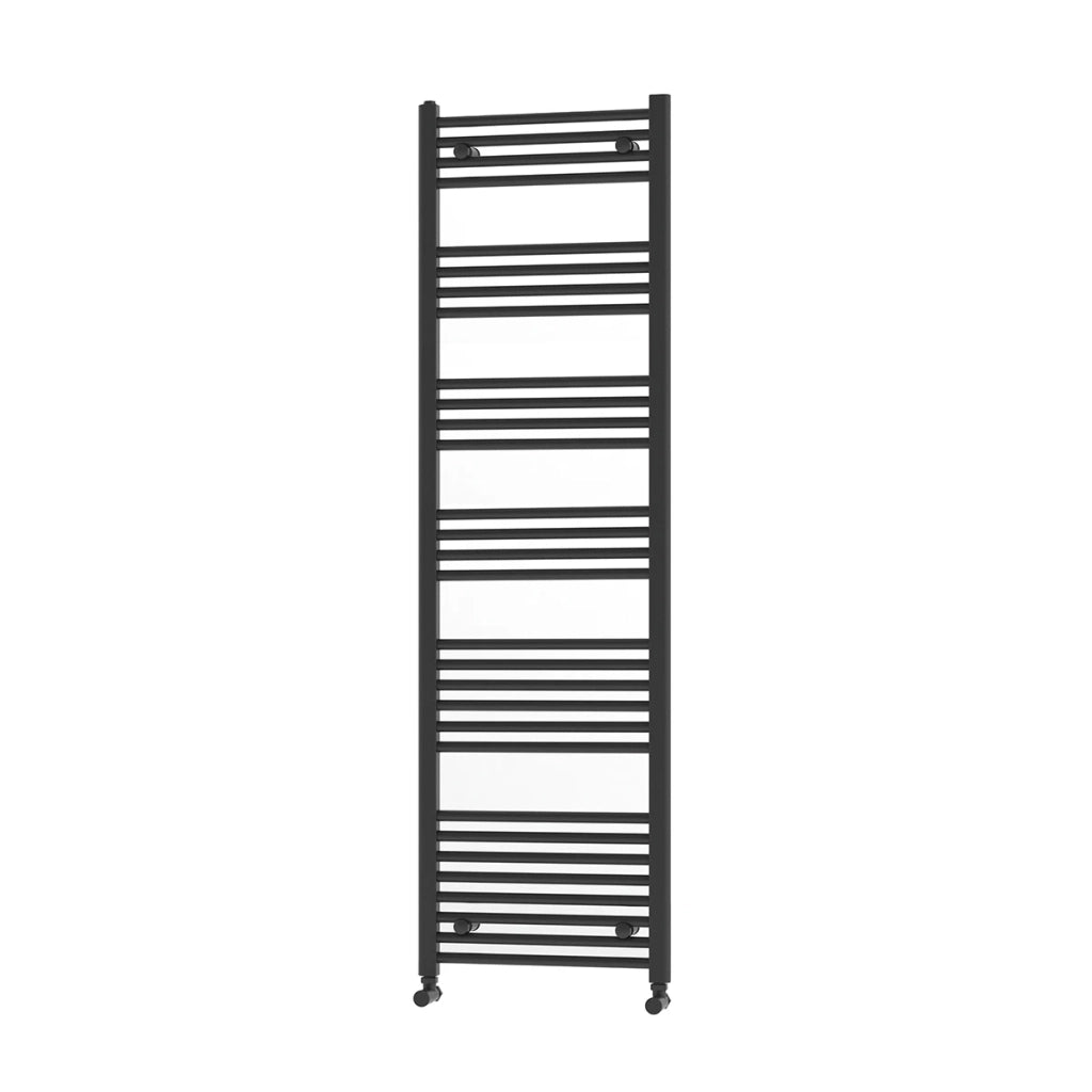 Termoarredo Kalura dritto nero opaco 176x65 cm