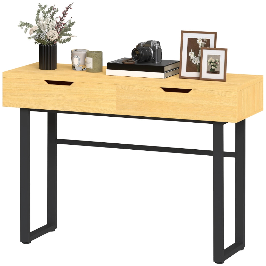 Console ¨C Minimal ¨C metallo, legno, 110 cm