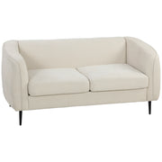 Divano 2 posti in velluto ¨C Xylo ¨C beige 160 cm con cuscini