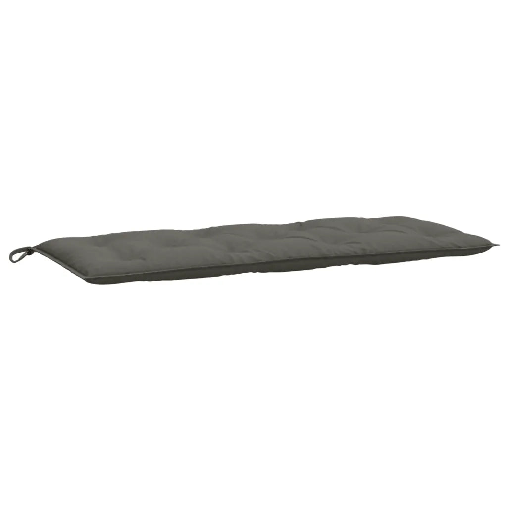 Cuscino Panca Giardino-Cuscini per panchina da esterno Grigio Scuro M¨¦lange 120x50x7 cm Tessuto