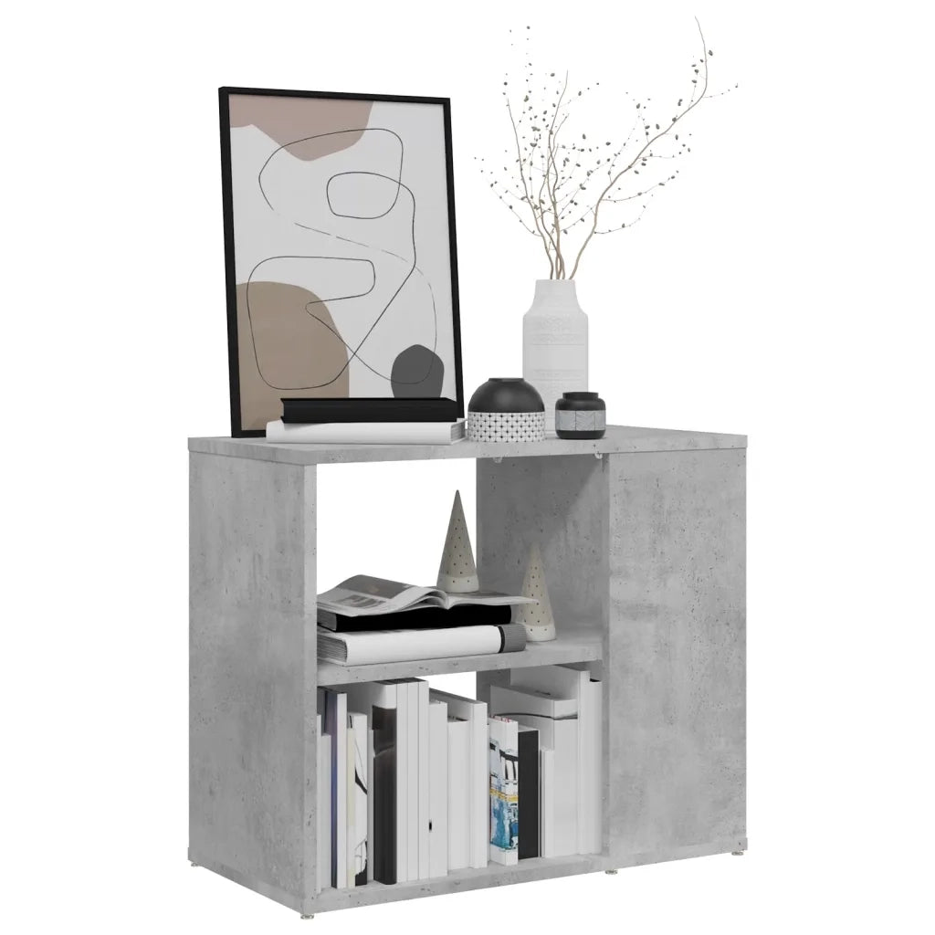 Credenza | Madia | Buffet da pranzo | Armadio da pranzo Grigio Cemento 60x30x50 cm in Legno Multistrato