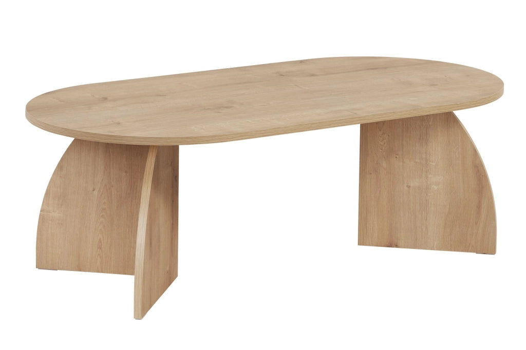 Tavolino in legno "Melina" 120 x 60 x 40 cm - Rovere zaffiro