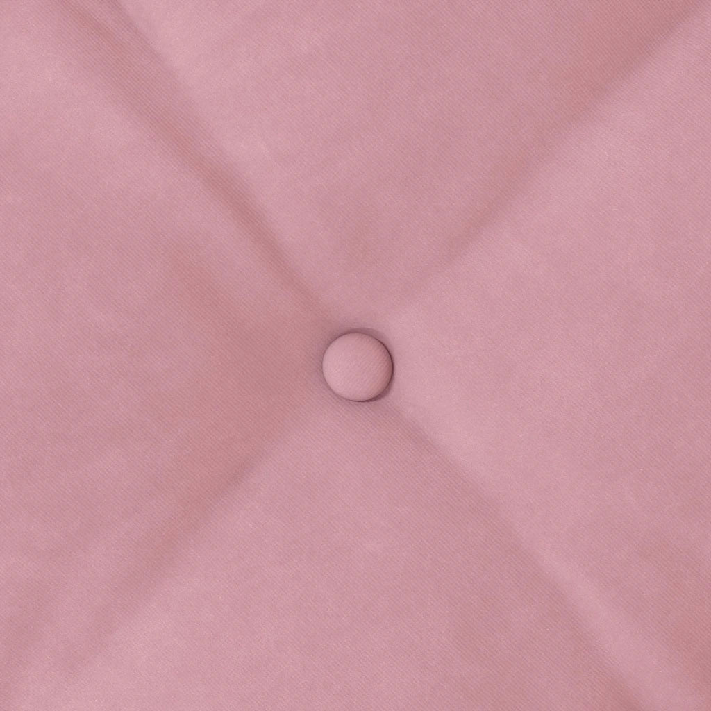 Cuscino per Schiena Rosa 80 x 50 cm Tessuto in Cords 42014722