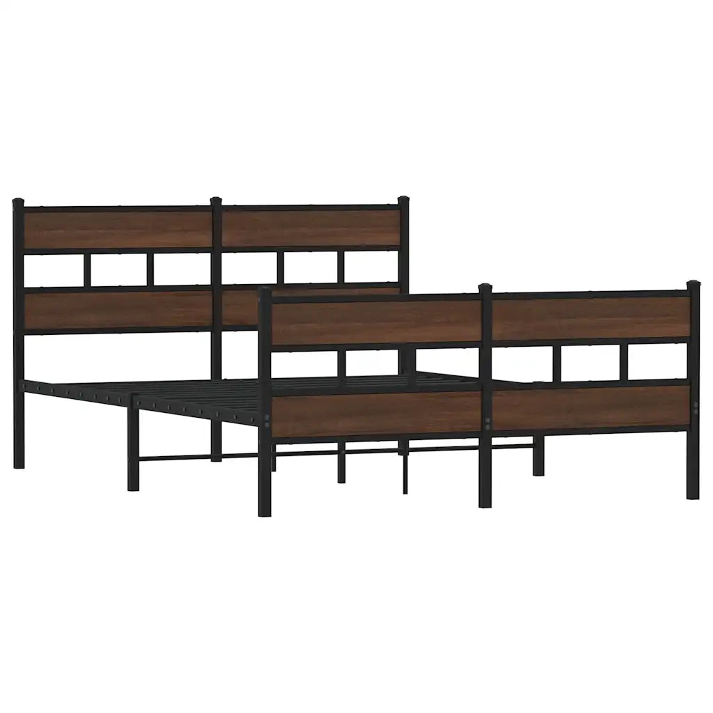 Giroletto senza Materasso con Testiera e Pediera-Struttura Letto 140x190 cm