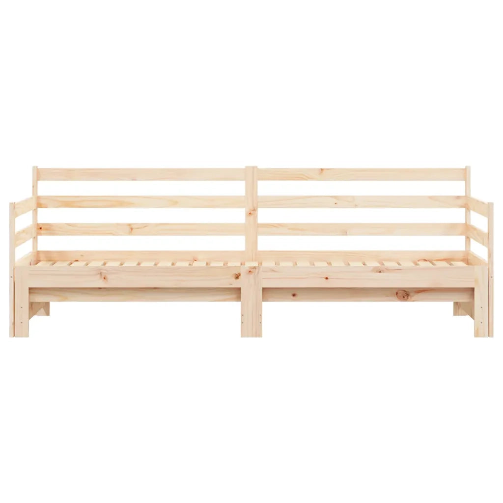 Divano Letto con Letto Estraibile-Sofa Letto-Daybed 90x200cm Legno Massello Pino 481346