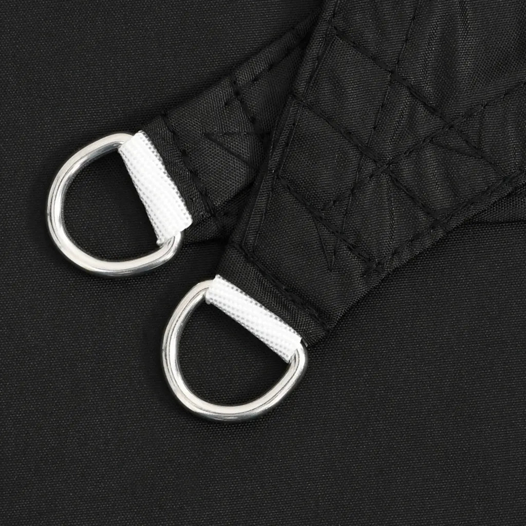 Parasole a Vela Oxford Triangolare 3x4x4 m Nero 135779