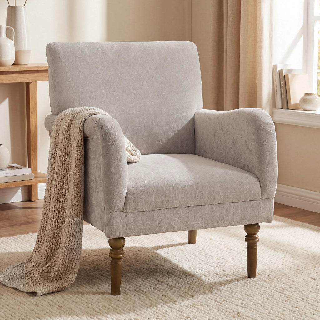 Poltrona ¨C zephmum ¨C Tessuto Grigio
