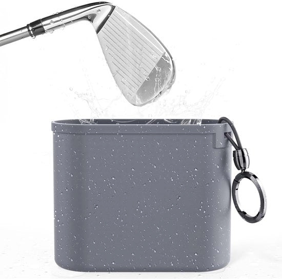 Zak di pulizia per mazze e palline da golf - Clip rimovibile, pulitore per mazze da golf in silicone per pulire i solchi - Pulitore per palline da golf per pulizia facile - Accessori per borse da golf