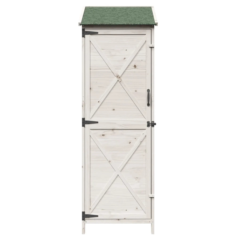 Capanno da Giardino Bianco 59,5 x 56 x 176,5 cm 42033477