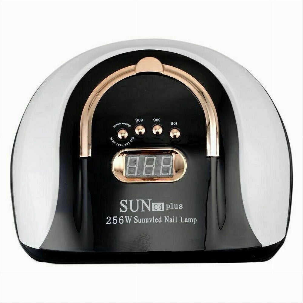 Trade Shop - Lampada 57 Led Uv 2in1 Ricostruzione Unghie Sun C4 Plus 256 W Asciuga Smalto Gel -