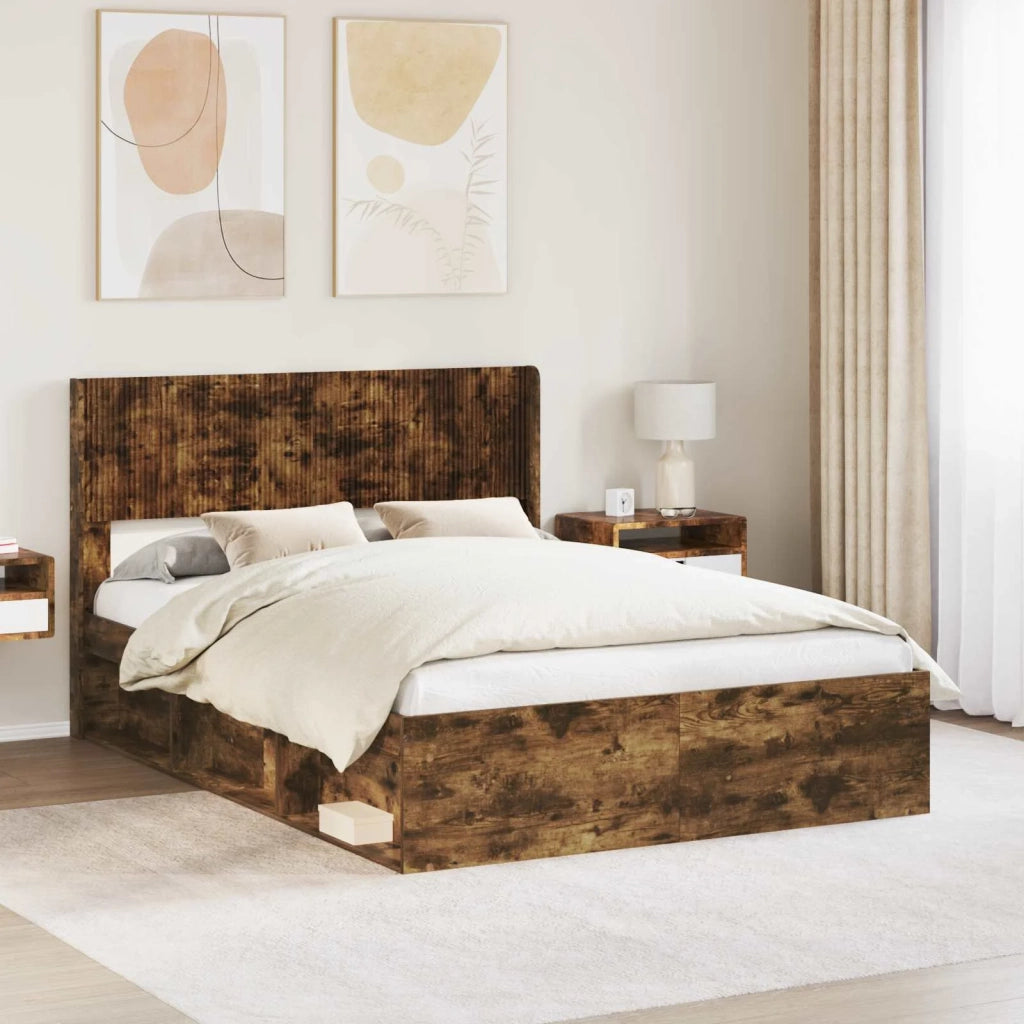 Testiera Letto Rovere Fumo PB 889720