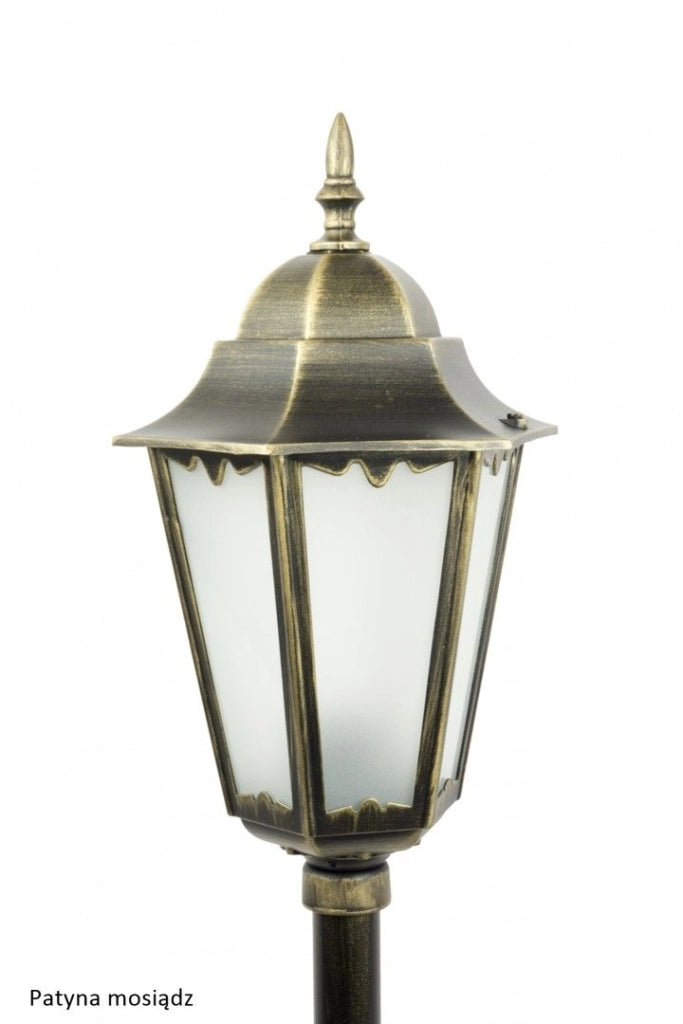 Lampada da giardino SU-MA Retro 115cm E27 nera IP43