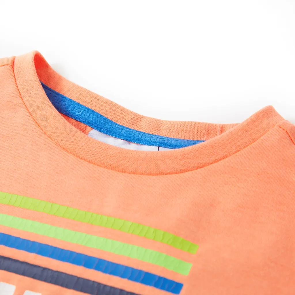 Maglietta per Bambini Arancione Neon 140