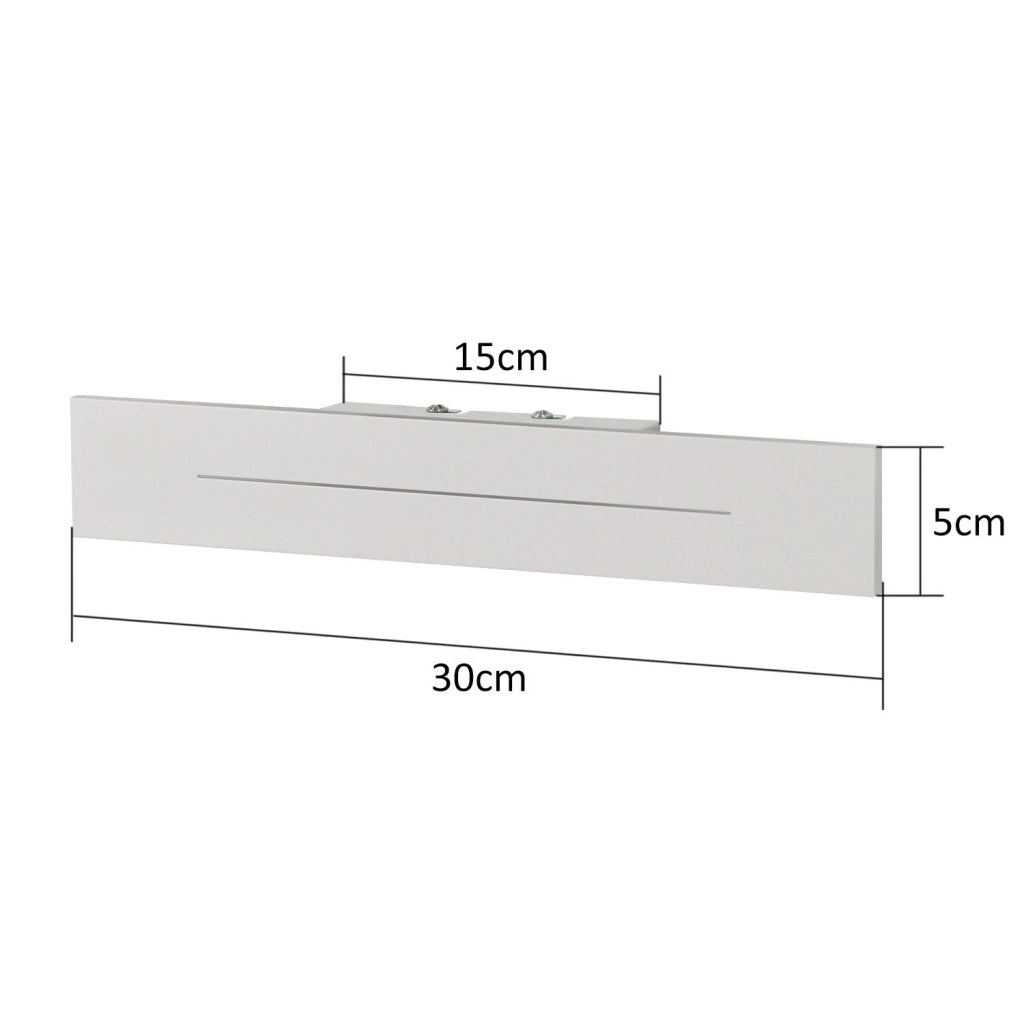 ZMH Applique LED bianca per interni 30cm 60cm 100cm