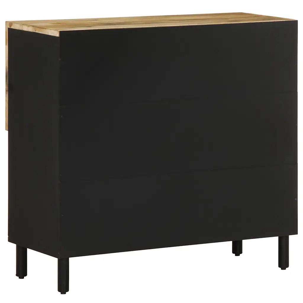 Credenza 80x33,5x75 cm in Legno Massello di Mango Grezzo 4018655