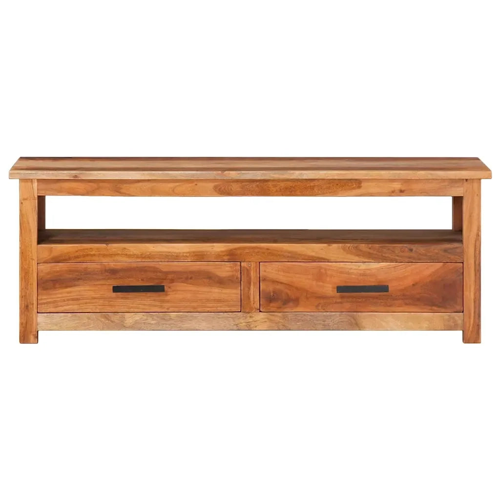 Mobile Porta TV-Mobile per TV-Credenza TV 118x30x40 cm in Legno Massello