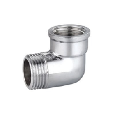 GOMITO A 90  ° MF IN OTTONE CROMO IBP- 1/2 -CONF- FAIDF- pezzi 1