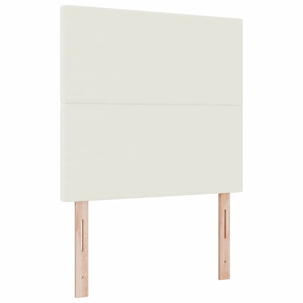 Testiera | Testata Crema 100 cm Tessuto in Cords