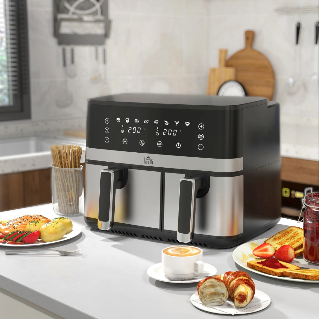 Friggitrice ad Aria Senza Olio ¨C Minimal ¨C 8.5L 2700W 2 Scomparti
