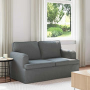 Divano Grigio scuro 144 x 80 x 85 cm Tessuto