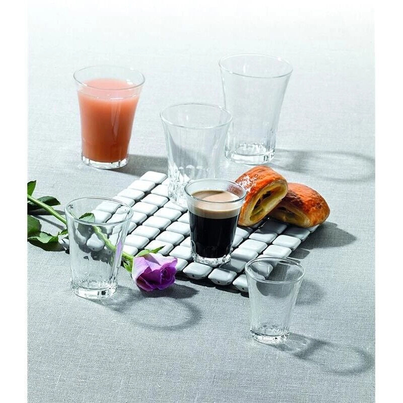 AMALFI BICCHIERINI 4 PZ 13 CL VETRO TEMPERATO TRASPARENTE