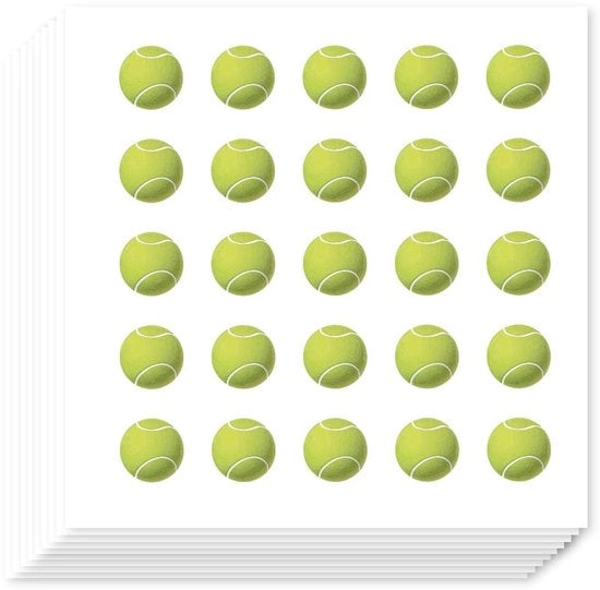 Sticker per cartellone da tennis 500 pezzi - Sticker sportivi - Autoadesivi - Attività di ricreazione - Pianificatore - Per contenitori di scatola della scuola