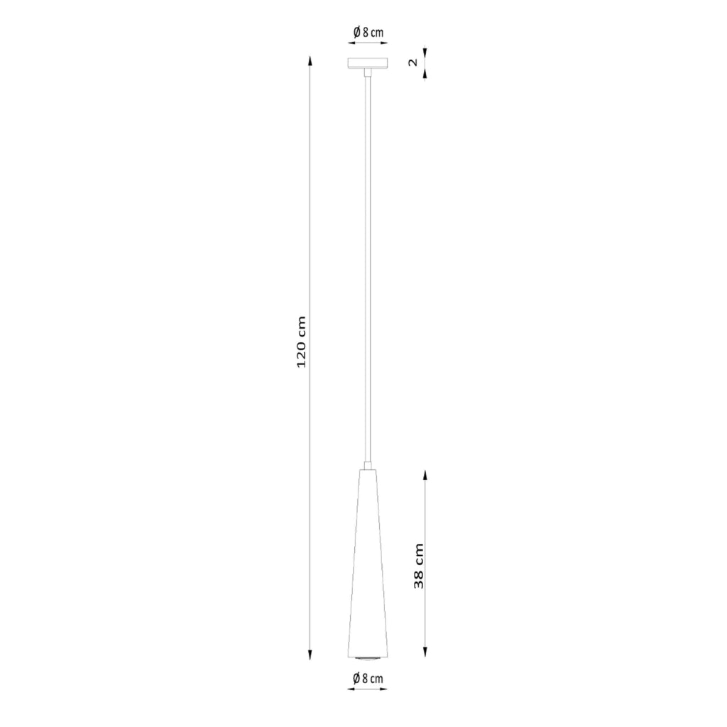 Lampada a sospensione SULA 1 in legno naturale