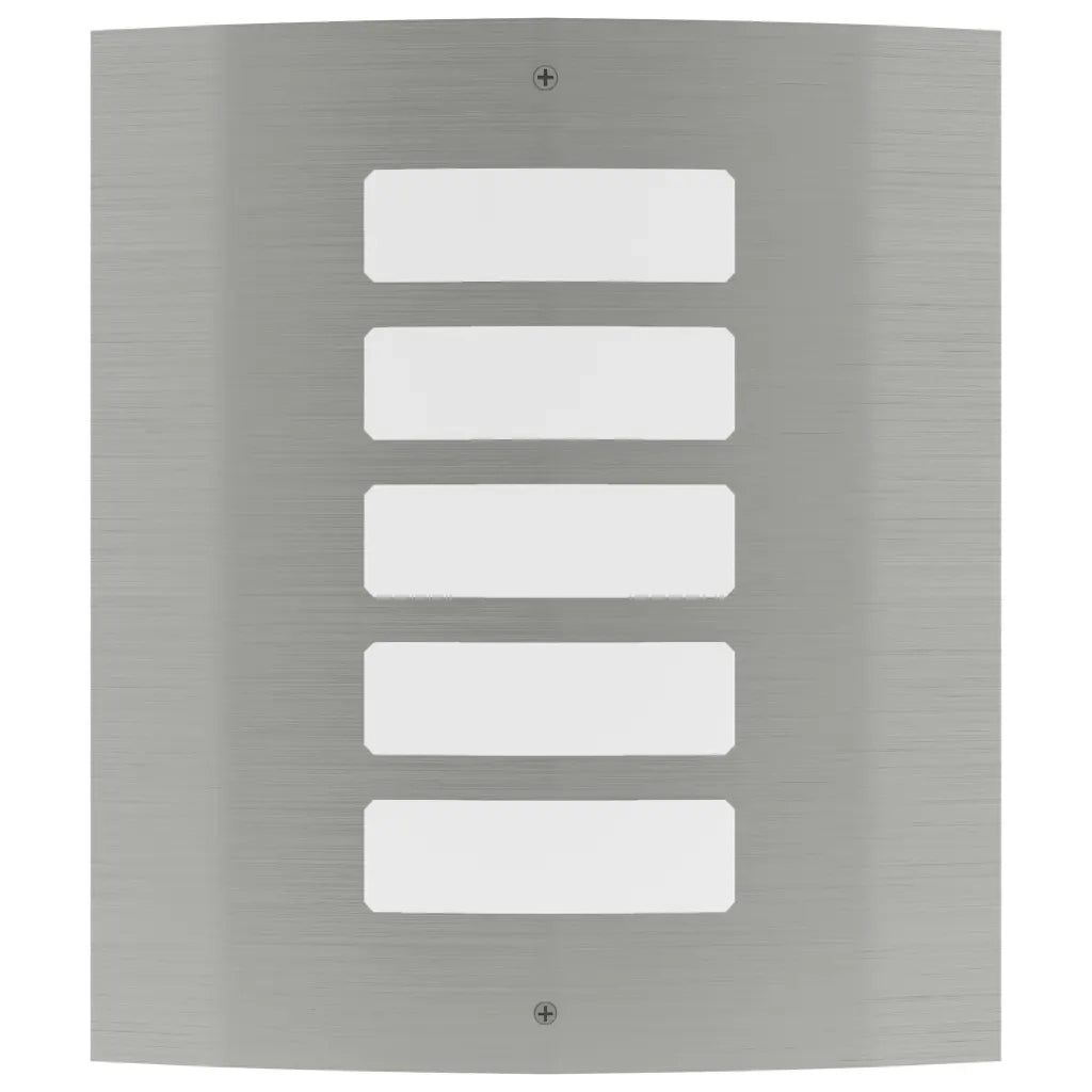 Appliquè moderni in acciaio inox per esterni ed interni, 2 160162