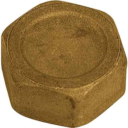 TAPPO FEMMINA OTTONE GIALLO 1/2 - MADE IN ITALY