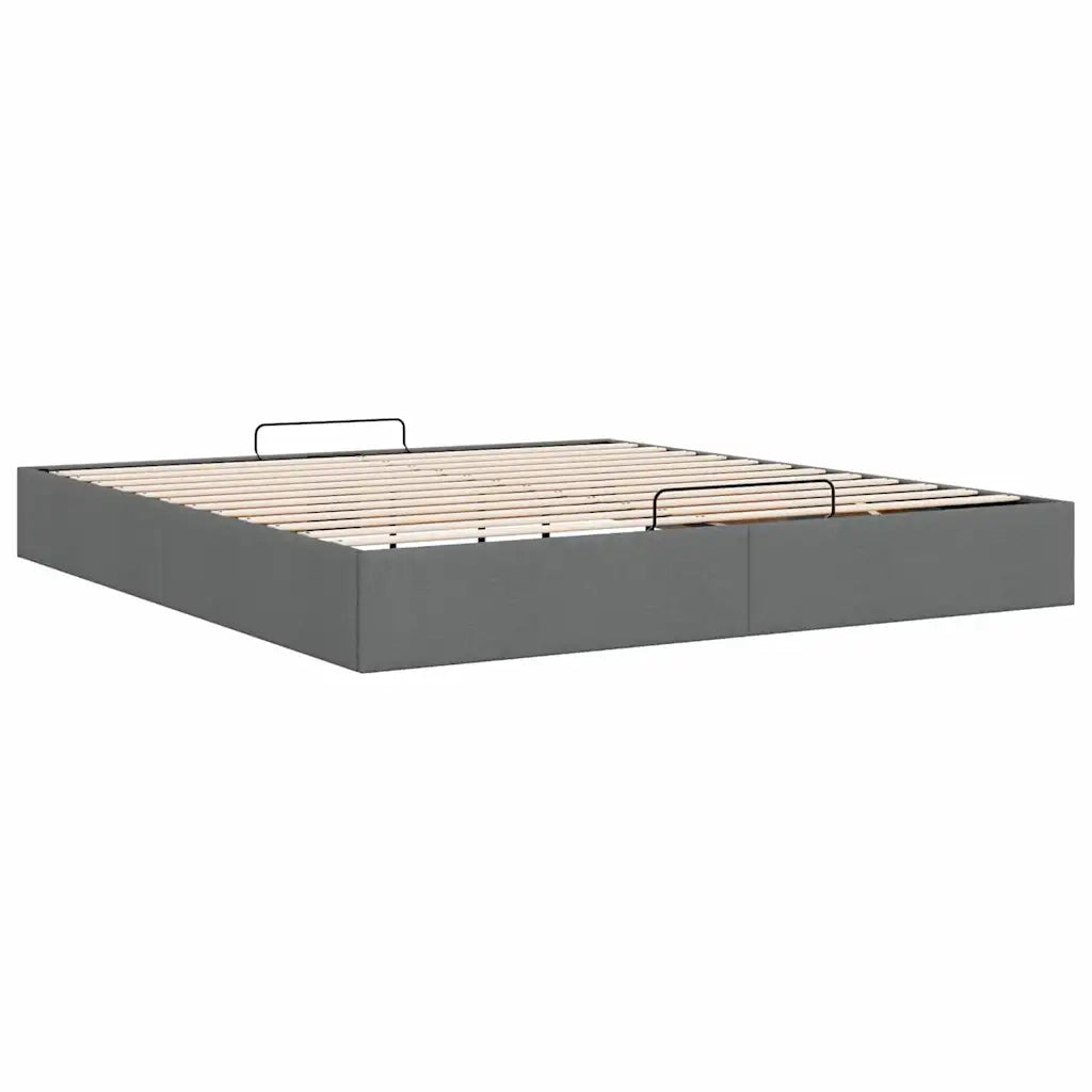 Struttura Letto Pouf senza Materasso 180x200 cm in Tessuto 3310897