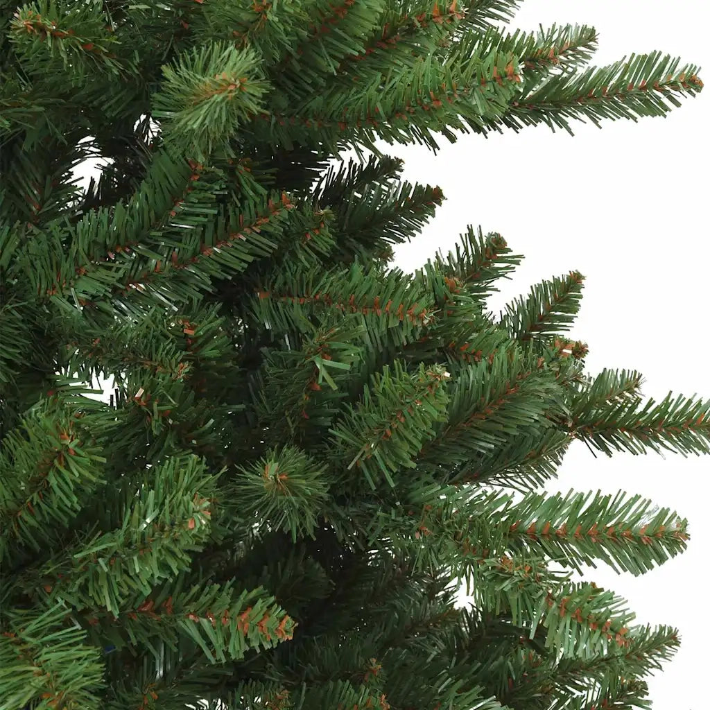 Albero di Natale Artificiale-Albero Natalizio con Rami Pieghevoli Verde 150 cm 918419