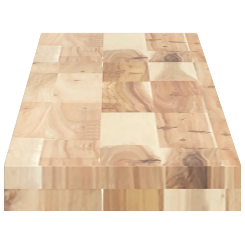 Mensole Parete | Scaffale a Parete | Ripiano a Parete 160x20x4 cm Legno Massello Acacia Non Trattato