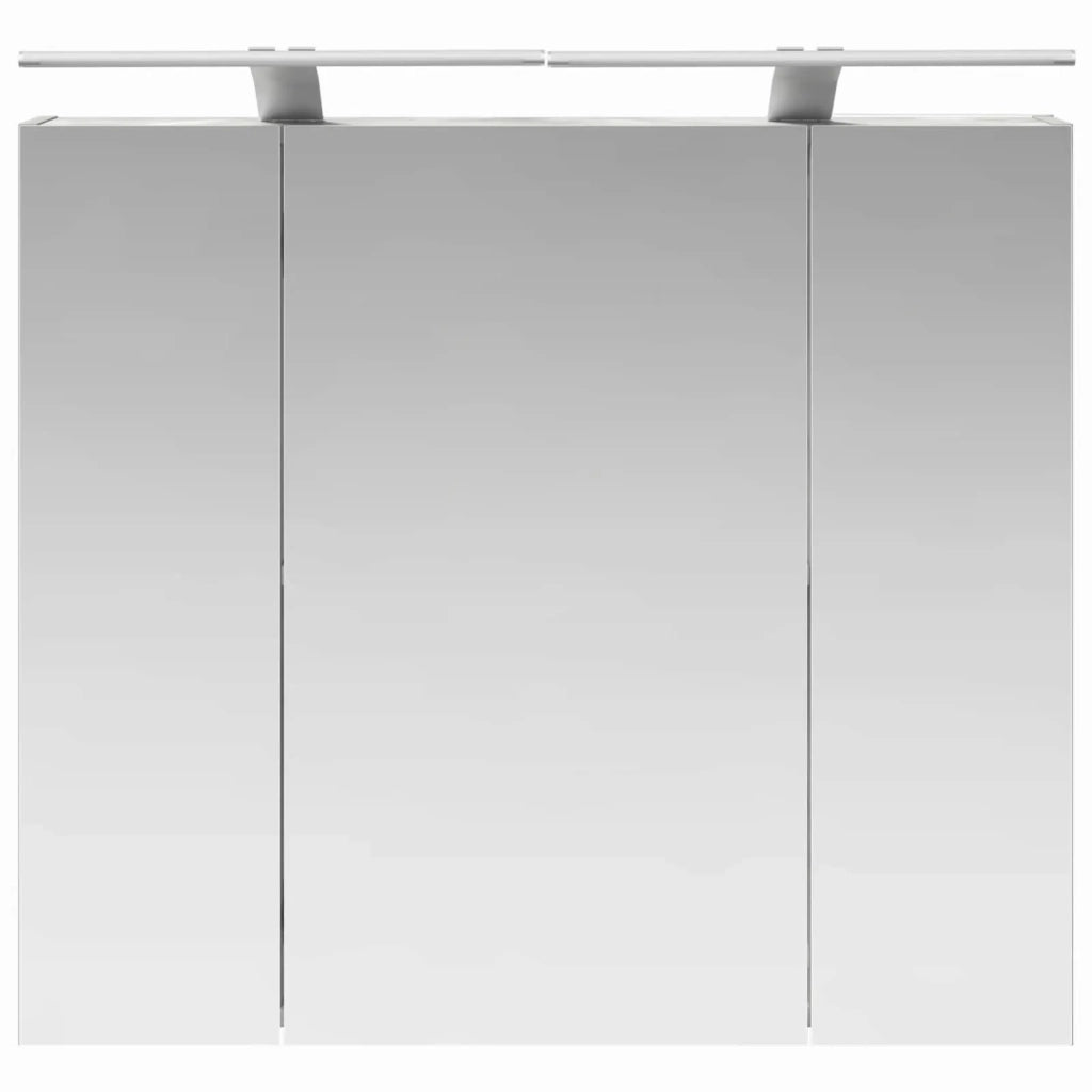 Mobiletto per specchio da bagno Grigio cemento 889114