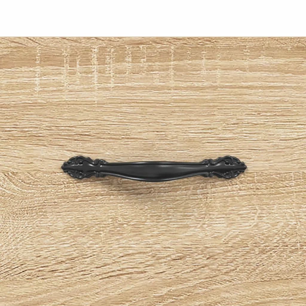 Comodino | Armadio da Notte | Mobiletto da notte a Muro Rovere Sonoma 35x35x20 cm
