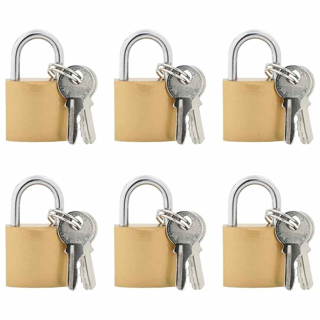 U Lock con Chiavi 6 pcs Ottone Ferro 42021919