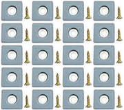 Supporti per mobili - 20 pezzi 25mm - Sostegno per mobili - Grigio - Gomme a Teflon - Sostituisci i supporti danneggiati - Adatto per...