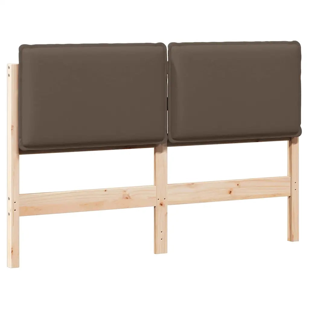 Testiera | Testata imbottita con Testiera | Testata Grigio Naturale e Chiaro 150 cm