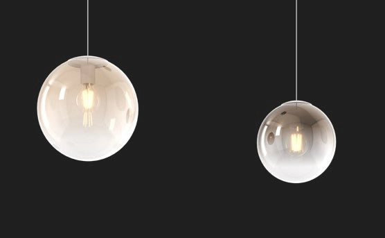 SOSP. OTTONE SAT. 3 LUCI SPOSTABILE VETRI (1 PICCOLO AMBRA+1 MEDIO BRONZO+1 GRANDE AMBRA) 1194OS-S3 S MIX-AB