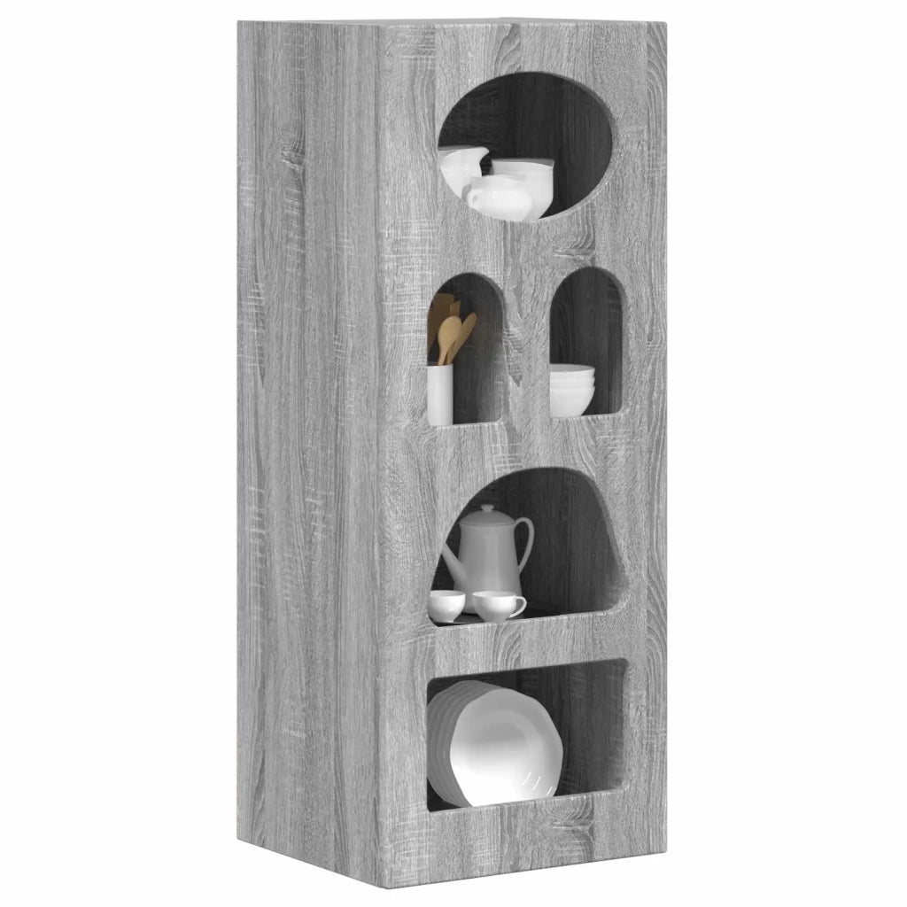 Credenza | Madia | Buffet da pranzo | Armadio da pranzo Grigio Sonoma 40 x 35 x 100,5 cm Legno multistrato