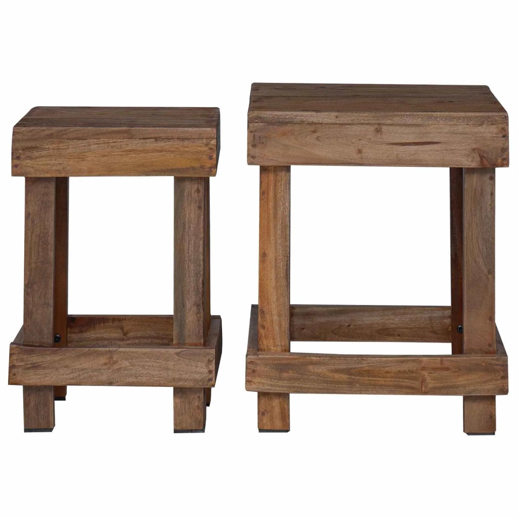 Supporto per piante 2 pcs Marrone 70 x 11 x 27 cm 42012383